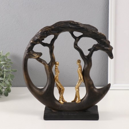 Polystone souvenir "Secret date under the tree" 8.5x26x28.5 cm-3
