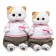 Soft toy "Li", in a hoodie with a heart and pants, 24 cm