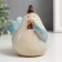 Souvenir ceramics "Three chicken" blue wings set 3 pcs 10x8x9.5 cm