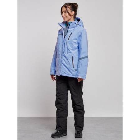 Ski costume female winter, size 58, purple color-2