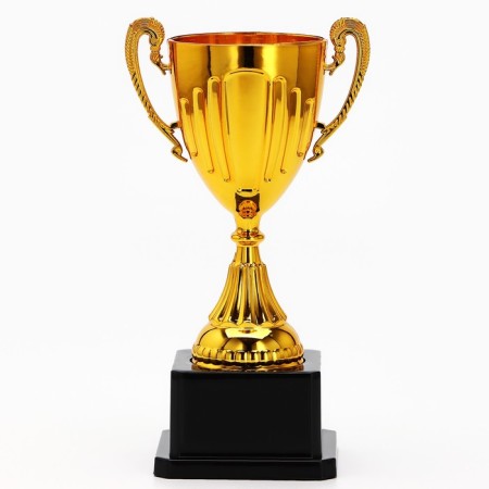 Cup 045, award figure, gold, plastic stand, 20 x 10.6 x 8 cm.-4
