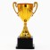 Cup 045, award figure, gold, plastic stand, 20 x 10.6 x 8 cm.