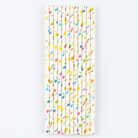 Party cocktail tubes, set of 12 pcs.