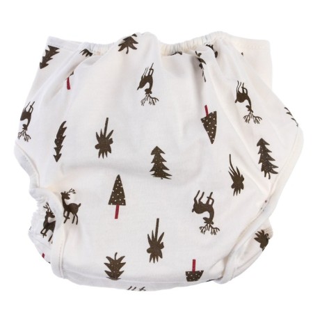 Reusable diaper "Christmas trees", size L-4