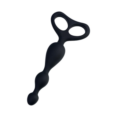 Anal traffic jam Popo pleasure byfa aquilae, silicone, black, 18 cm, d 3 cm-6