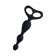 Anal traffic jam Popo pleasure byfa aquilae, silicone, black, 18 cm, d 3 cm
