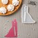 Silicone Mold for candies and chocolate "Wedding", 12.5 × 9 cm, the color is transparent