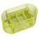 Chancellery trifle stand 9 departments, metal mesh, green
