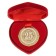 Wedding medal in the velvet box “Silver wedding 25 years”, D = 5 cm.