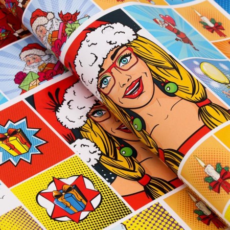Glossy packaging "Pop-Art New Year's Surprise", 70 x 100 cm-2