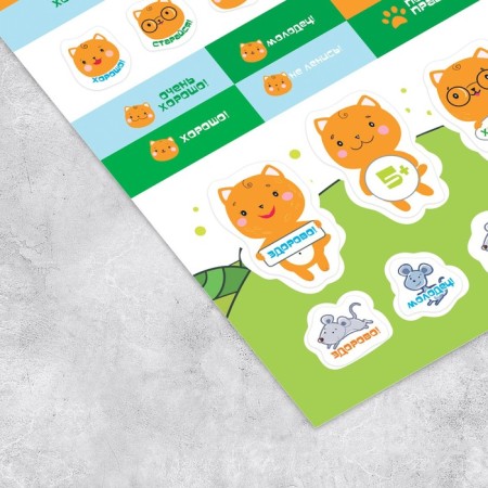 Album of stickers, 8 sheets, “I am excellent”, 11 x 16 cm-3