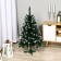 Artificial Christmas tree "taiga" elite snow -white (with cones) 100 cm