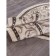 Round Merinos Colzey Carpet, size 200x200 cm, Cream color