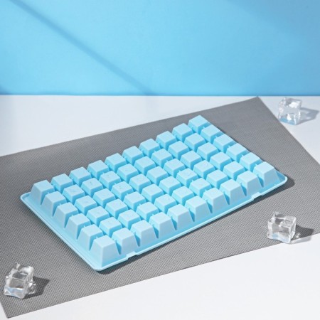 Form for ice DOLANA, 29 × 17.5 × 2.5 cm, 60 cells, color mix-2