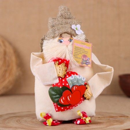 Orak-Domova "Andreika with a bag", 19x15x15 cm, mix-7