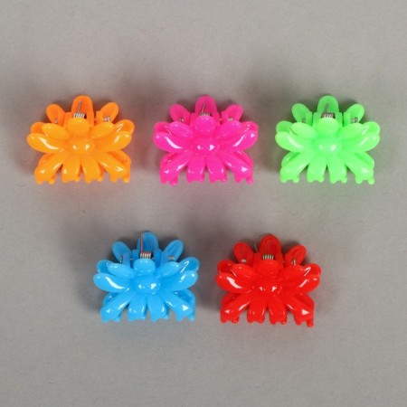 Clips for plants "Flower", set of 10 pcs., Mix-6