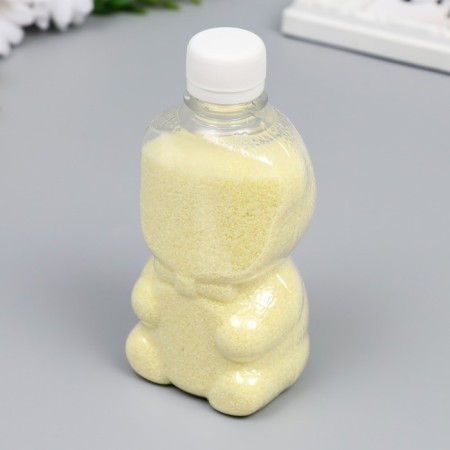 Colored sand in bottles "Pale yellow" mix-6
