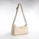 Bag Women's Cross-Bodi, on a zipper, beige color