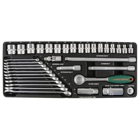 Set of end heads Jonnesway S04H3536S3/8 "DR, 36 items-1