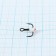 Lucky John bait hook for lures with a drop of color, No. 14/01