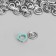 Shirt button, open, d = 9.5 mm, mint color