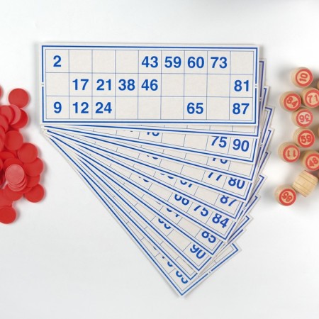Lotto Russian, wooden "patterns", board game, with barrels-4