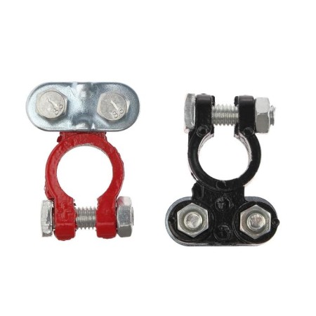 The terminal of the battery is red+black 6-12 V, set 2 pcs-1