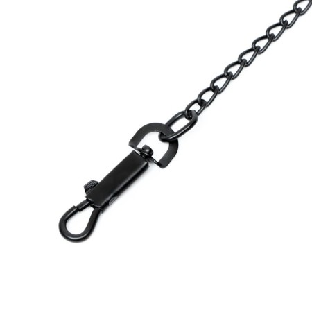 Metal leash, 120 cm x 3 mm, black-3