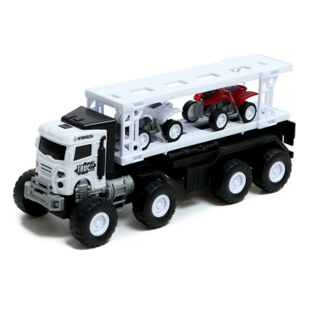 Truck Inertial "Avtovos", with 2 ATVs, color mix-7