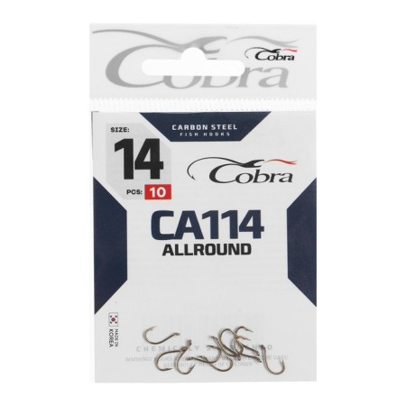 Cobra Allround hooks, series CA114, No. 14, 10 pcs.