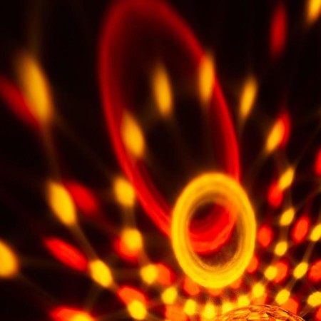 Light device "Sphere" 12 cm, speaker, remote control, glow RGB, 5 V-6