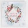Laminated square Snow, 30 x 30 x 12 cm, new year