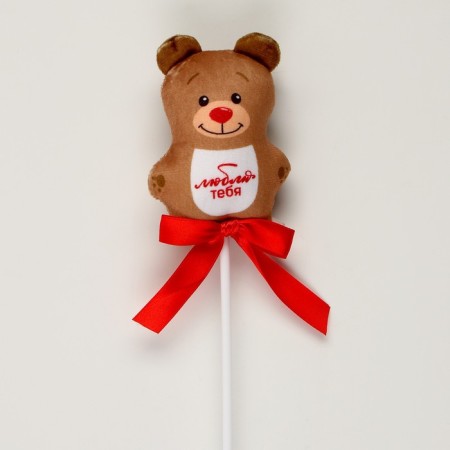 Soft toy in a bouquet "I love you" Bear on a stick-1