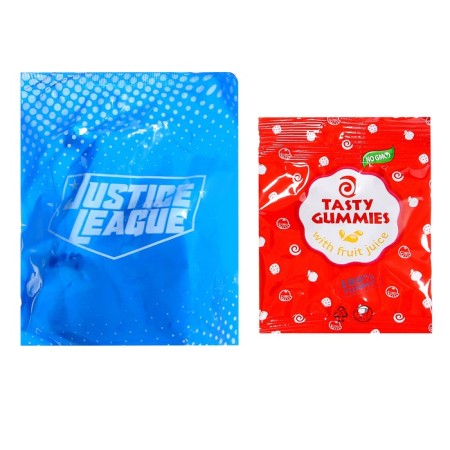 Justice League toy + marmalade Sweet Box 10 g-1