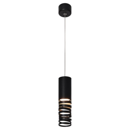 Suspension lamp PL22 BK MR16 GU10 Ceiling cylinder, black color-4