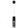 Suspension lamp PL22 BK MR16 GU10 Ceiling cylinder, black color