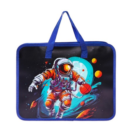 Folder with handles plastic, A4, astronaut-1