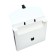 A4 portfolio folder, 700 μm, 1 department, calligrata, white