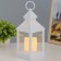 Nightlight "light" LED 3W 4000k 3x AAA white 10.5x10.5x24cm Risalux