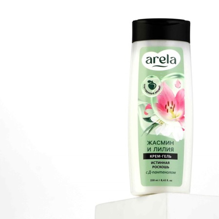 Arela shower cream gel, 250 ml, lily and jasmine aroma-9