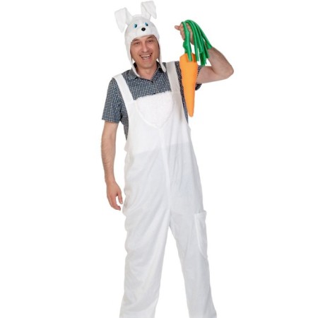 New Year! Carnival costume "Hare", p. 48-54, m-l, height 176-182 cm
