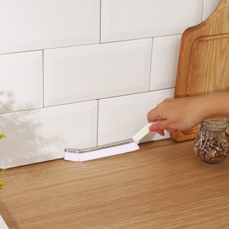 Brush for cleaning narrow places of the share, 23 × 2 cm, white color-2