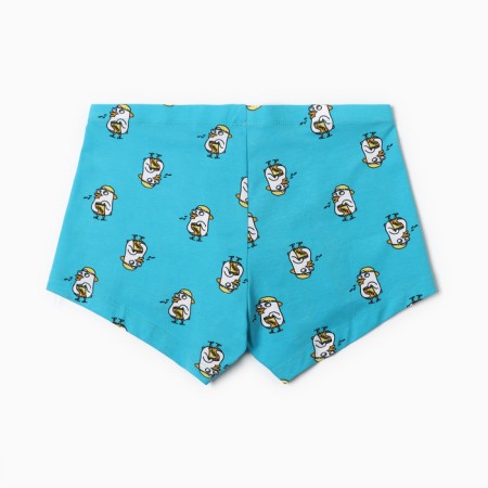 Panties men's boxers "geese", blue color, size 54 (xxl)-6