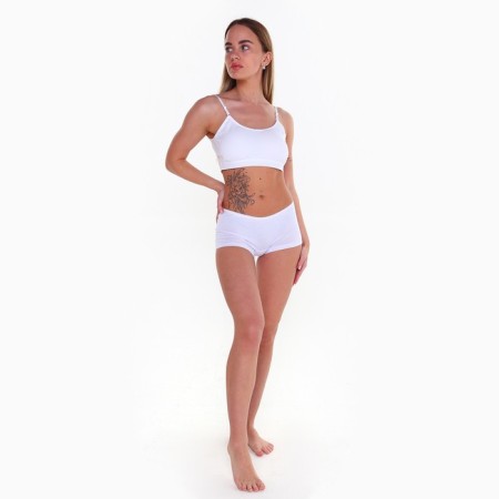 Cowards women's shorts, white color, size 46-1
