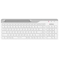 Клавиатура A4Tech Fstyler FBK25 белый/серый USB беспроводная BT/Radio slim Multimedia