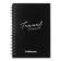 Notebook A6, 80 sheets in a cage on a spiral Erichkrause "Classic Words", a plastic cover, an offset unit, whiteness 100%, black