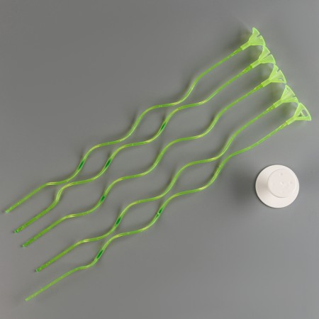Set "wave", wand+holder+stand, set of 5 pcs., Yellow-3