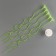 Set "wave", wand+holder+stand, set of 5 pcs., Yellow