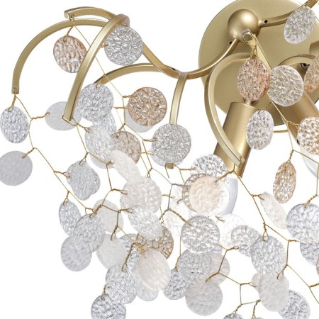Sconces st. SL1650.301.03. Ravello. 3x5 watts, G9, 4000k, 45x45 cm, brass color-4
