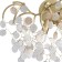 Sconces st. SL1650.301.03. Ravello. 3x5 watts, G9, 4000k, 45x45 cm, brass color